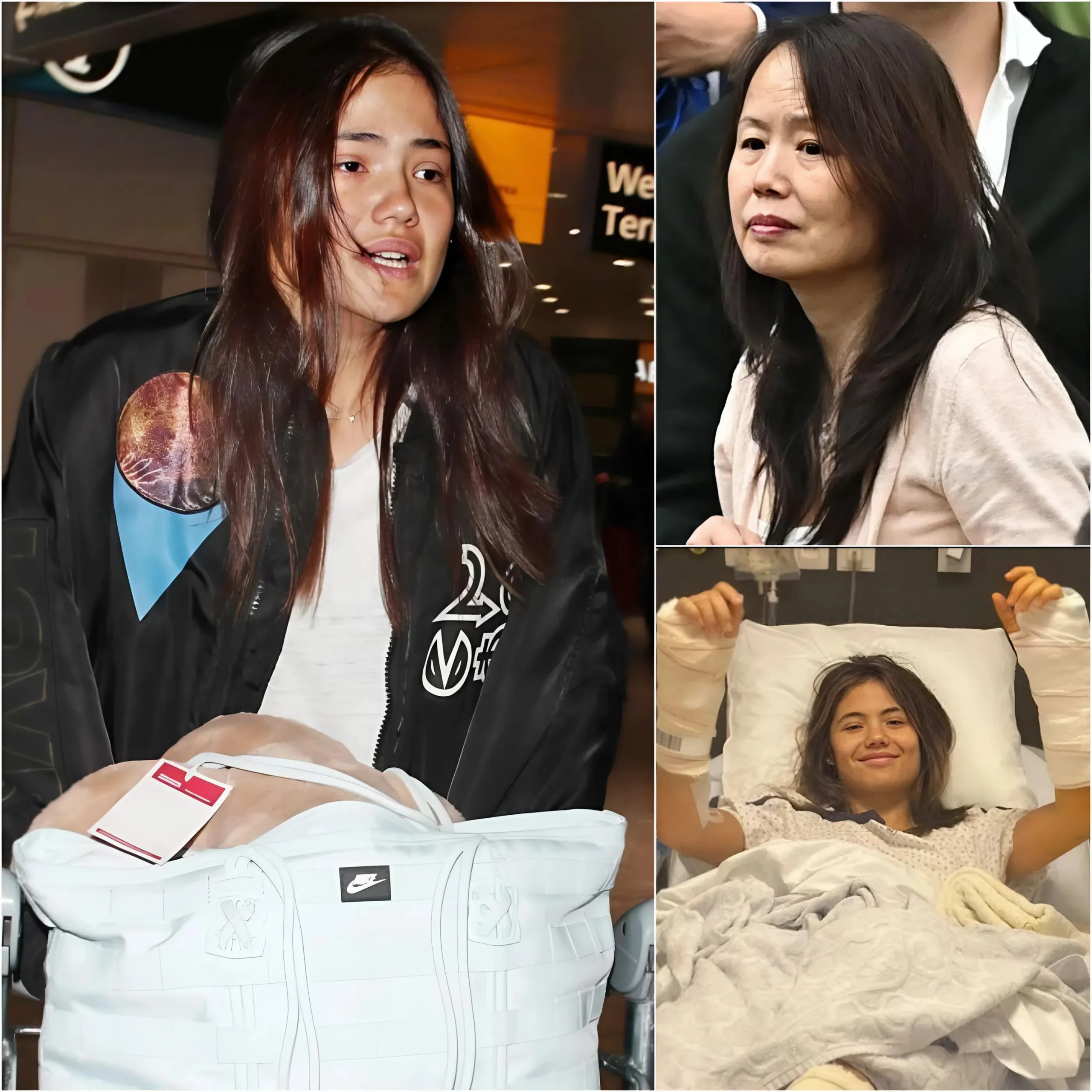 Cover Image for 💔UNBELIEVABLE: Just 20 minutes ago, with a short but heartbreaking message that shook the entire world. Mrs. Renee Zhai, Emma Raducanu’s mother, broke down in tears as she announced Emma’s condition, she is … Read the full story below 👇