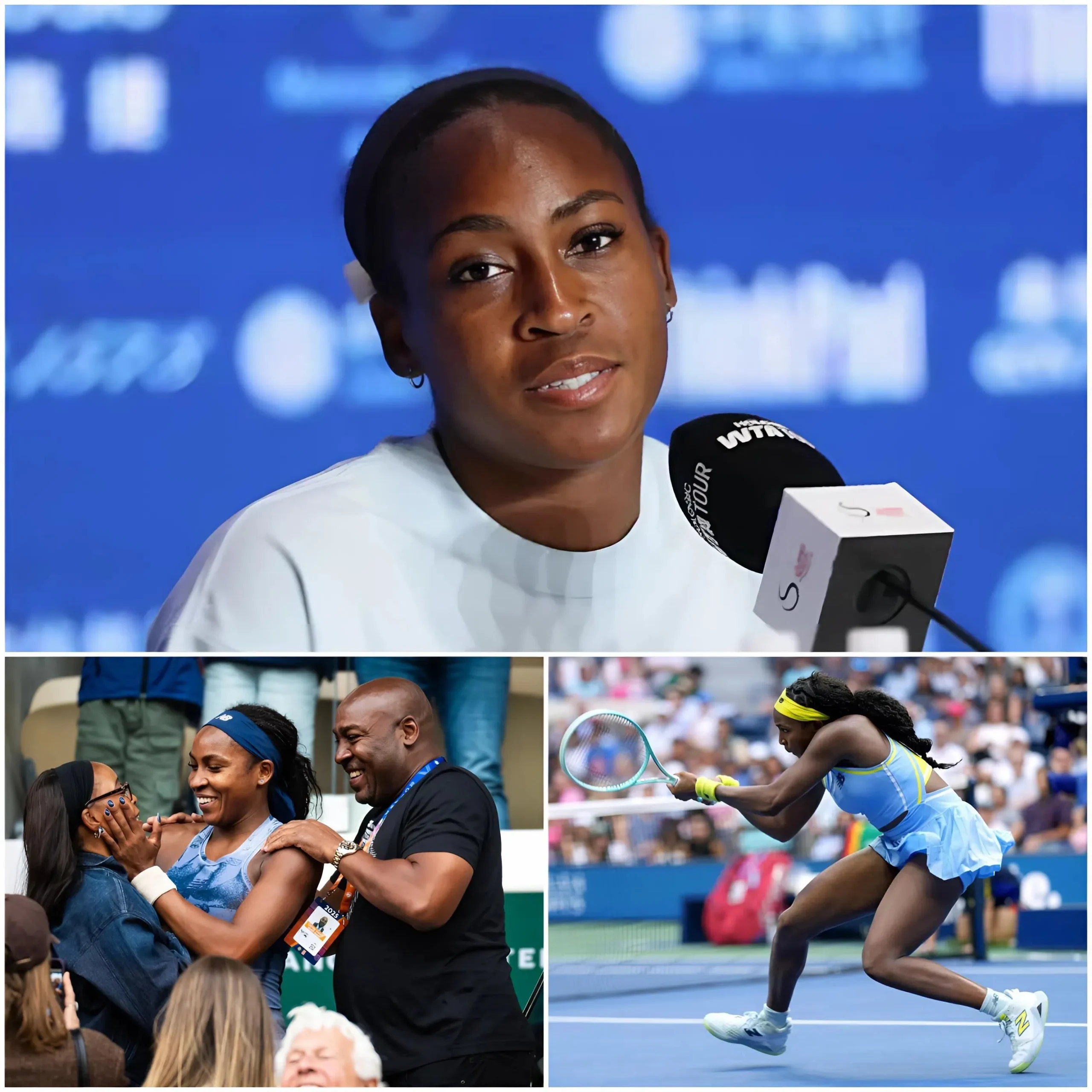Cover Image for Coco Gauff CRYING AT PRESS CONFERENCE for the upcoming season in ARABIA – “THIS SEASON I WILL DEFINITELY SHOW EVERYONE WHAT A SCARY BLACK MONSTER IS!” After a series of people attacked, criticized, and mocked Coco, the American tennis player was forced to stop playing mid-match when her spirit was crushed by inappropriate words, causing a stir in the tennis world. But her tearful confession revealed a dark secret that left fans speechless… Shocking details are posted below 👇👇