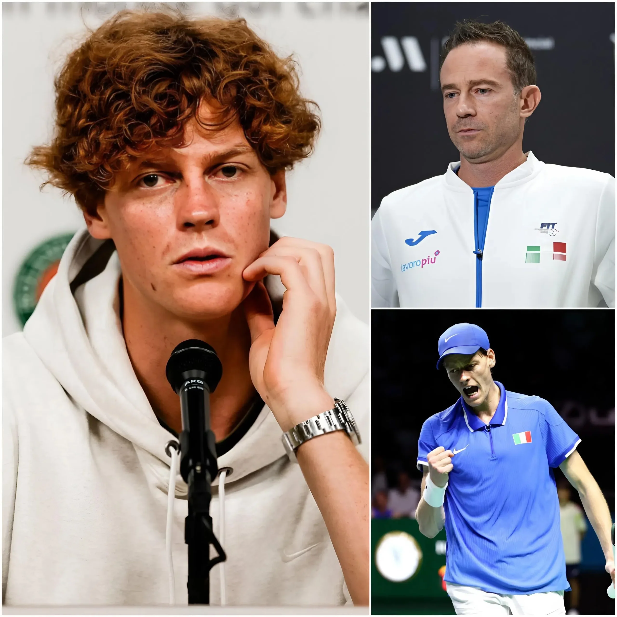 Cover Image for 🔴🚨CHI È IL VERO “EROE” DEL TENNIS ITALIANO? — Jannik Sinner rompe il silenzio dopo l’ondata di critiche per non aver partecipato alle Davis Cup Finals con la squadra italiana. Questo momento non è stato una semplice conferenza stampa — ha risposto con 12 parole cariche di significato, scatenando un acceso dibattito sul diritto di scelta, sulla pressione dei media e su come le stelle del tennis moderno definiscono il vero valore. L’intero mondo del tennis segue ogni mossa di Sinner con stupore e curiosità estrema.