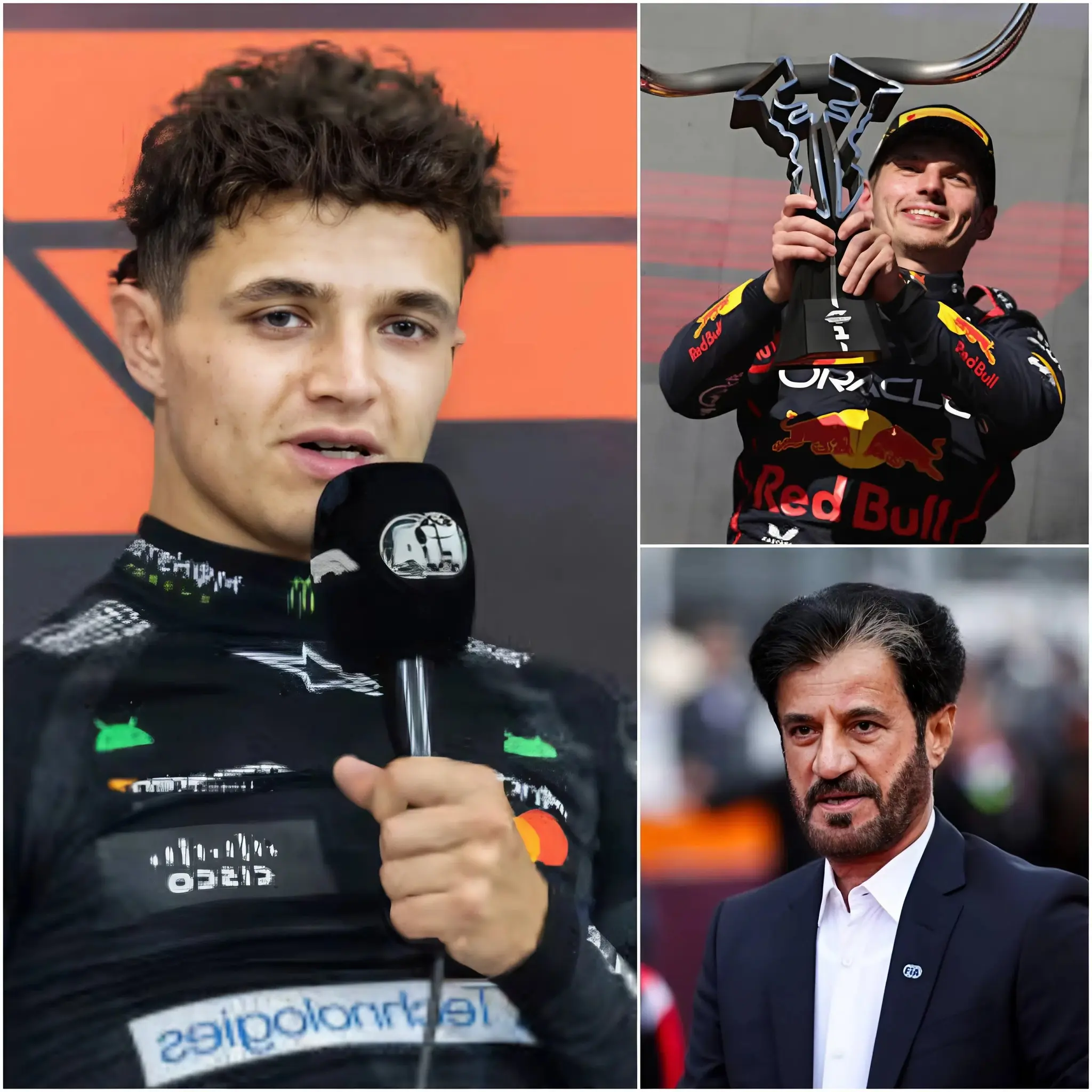 Cover Image for „DIE RENNERGEBNISSE WURDEN MANIPULIERT!“ – Lando Norris sorgte in der Formel 1 für Aufregung, als er nach seinem Sieg beim Großen Preis der USA eine Untersuchung des FIA-Rekords von Max Verstappens RB21 forderte. Der McLaren-Pilot warf Red Bull vor, bei seinen jüngsten Siegen einen illegalen Motor verwendet zu haben. Die FIA griff sofort ein, und das Urteil machte alle sprachlos…