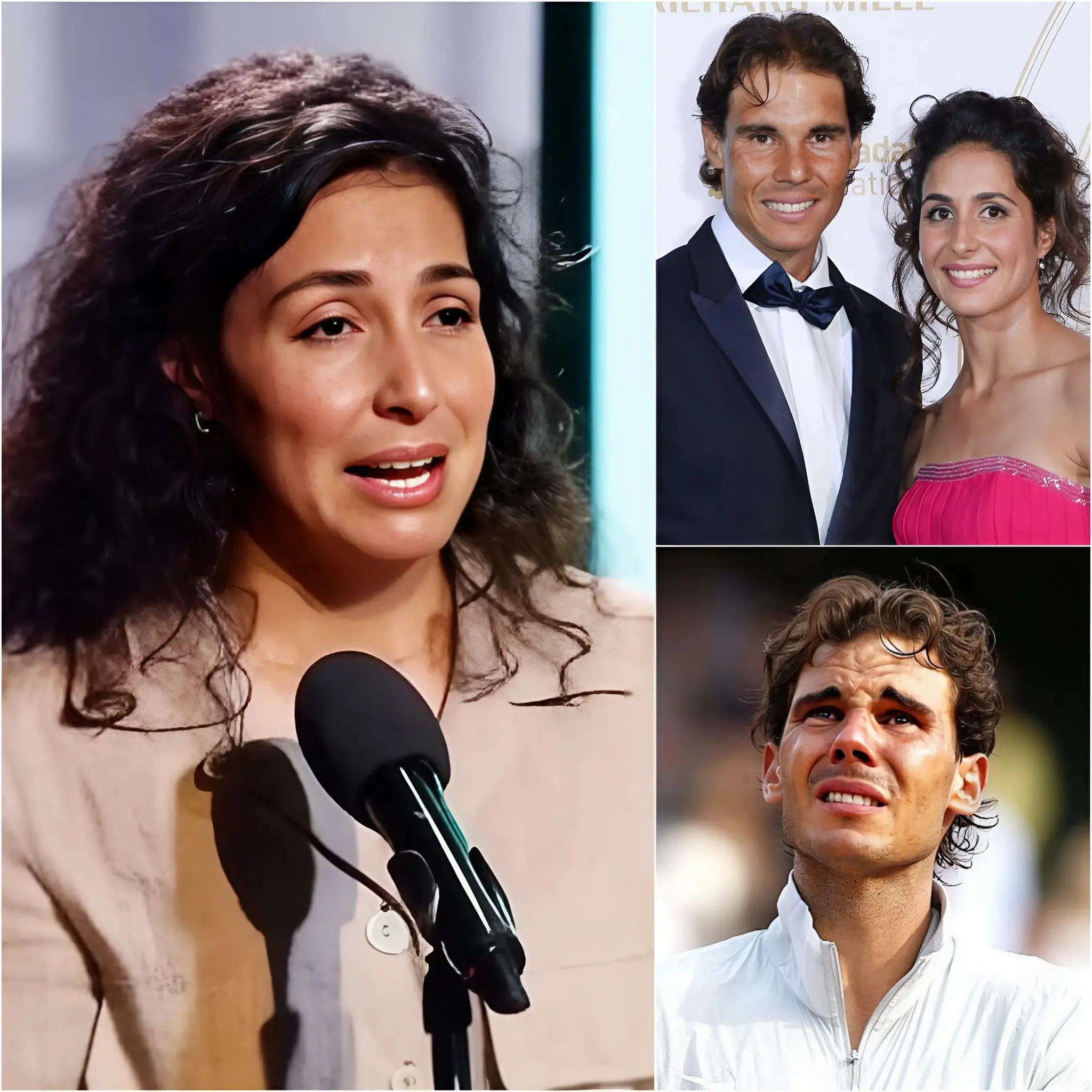 Cover Image for In a shocking revelation that has sent shockwaves through the media and tennis world, Xisca Perelló, wife of Rafael Nadal, publicly accused his family of causing the indefinite delay of their long-awaited wedding celebration. “I can’t believe what’s happening! They are Rafa’s family, and yet they ruined my dream!” she exclaimed. In a dramatic turn, Nadal broke his silence at a press conference, delivering a statement that left the room in stunned silence. Xisca, visibly emotional, could not hold back her tears as she stood by his side.