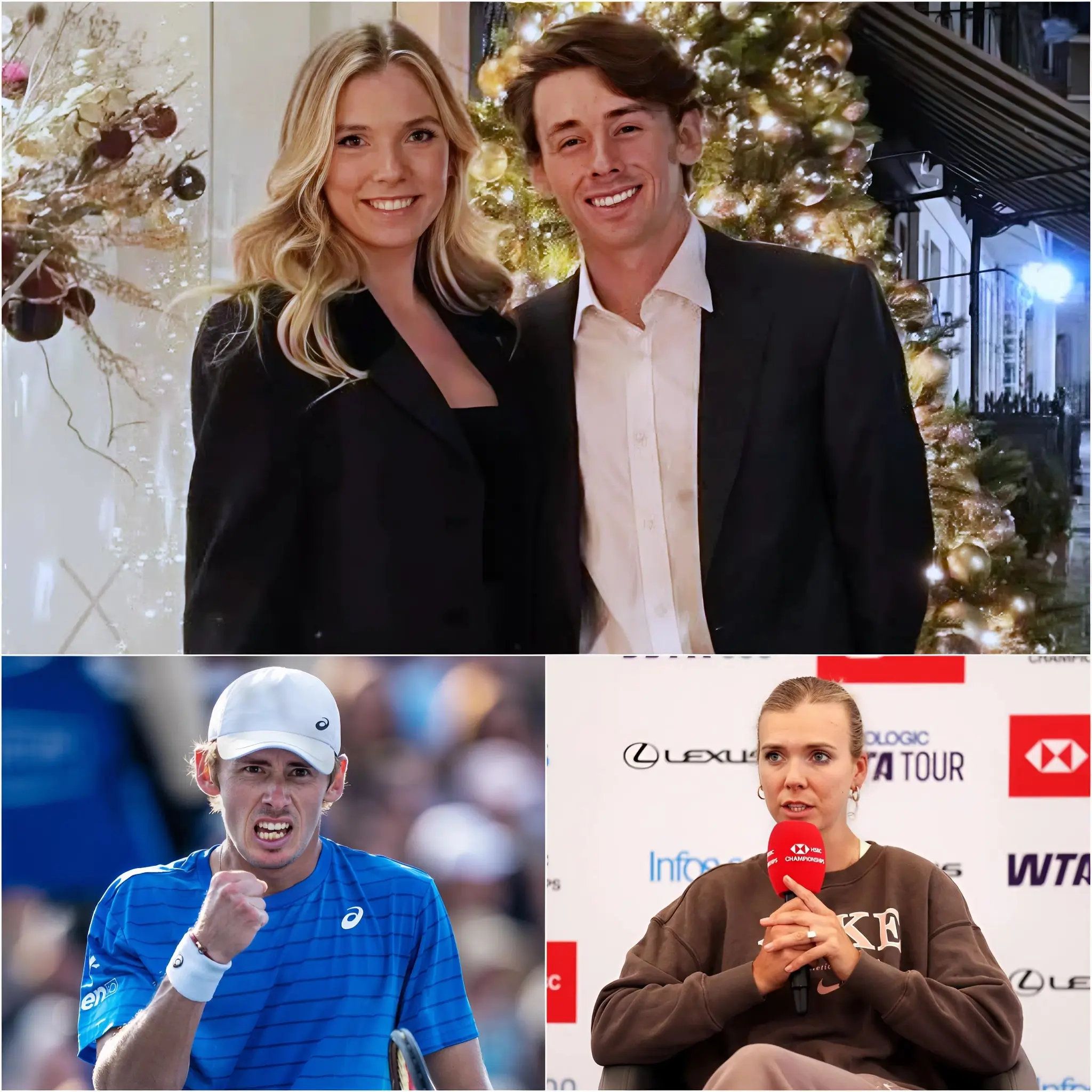 Cover Image for 🔥 SHOCKING: Katie Boulter, Alex de Minaur’s girlfriend, made a bold accusation, claiming, “Alex’s mouth is much bigger than what he’s got in his pants. He’s like a woman.” In a swift response, de Minaur fired back, calling Boulter a “terrible girlfriend” and revealing shocking accusations that stunned everyone. The tension between the couple has left fans in disbelief.