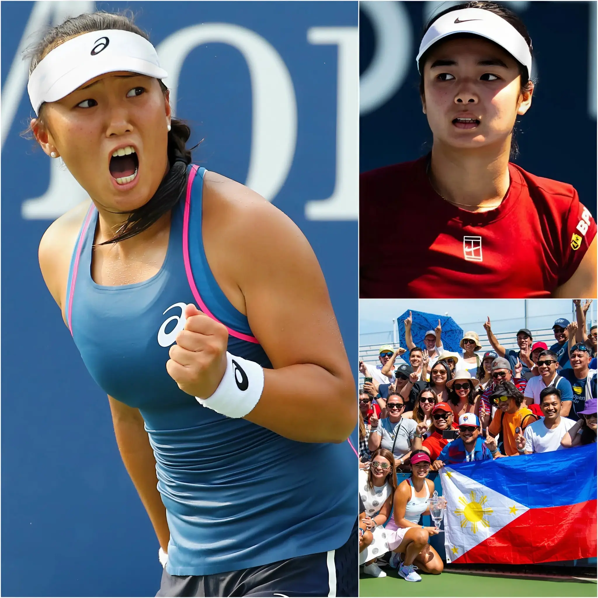 Cover Image for Claire Liu sparked outrage among Alex Eala’s supporters with offensive remarks, mocking her skin color and dismissing her achievements. In response, Eala calmly told Liu, “And yet, you have nothing in your hands,” before delivering a powerful statement that earned thunderous applause from players, fans, and reporters.