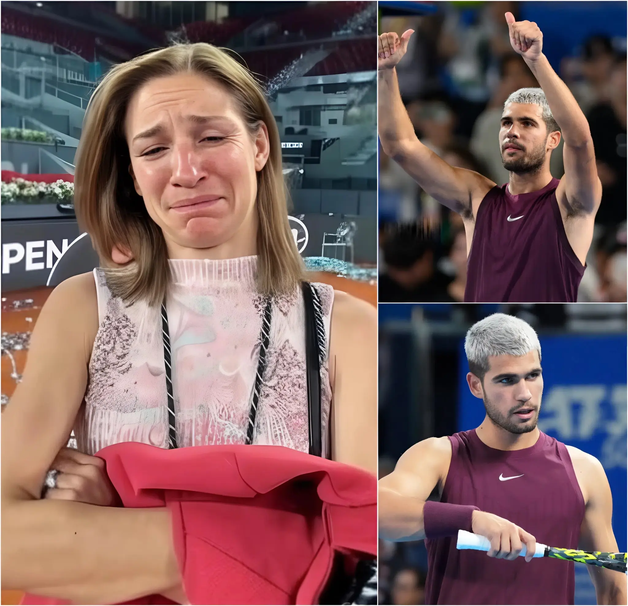 Cover Image for « ASSEZ ! » — Après le match tendu de Carlos Alcaraz, durant lequel il a dû supporter les critiques de ses adversaires et les décisions confuses de l’arbitre, les fans du monde entier sont restés stupéfaits lorsque la mère de Carlos a pris la parole pour défendre son fils. La gorge serrée, elle a déclaré : « Personne n’a le droit de blesser un garçon simplement parce qu’il a eu le courage de rêver grand. Carlos n’a que 22 ans, mais il a supporté des pressions que beaucoup d’adultes ne pourraient pas endurer. » Les mots de la mère ont réduit la communauté du tennis au silence, rappelant qu’au-delà de l’aura de gloire, il y a toujours un cœur brisé… et une mère prête à défendre ce qu’elle a de plus précieux au monde.
