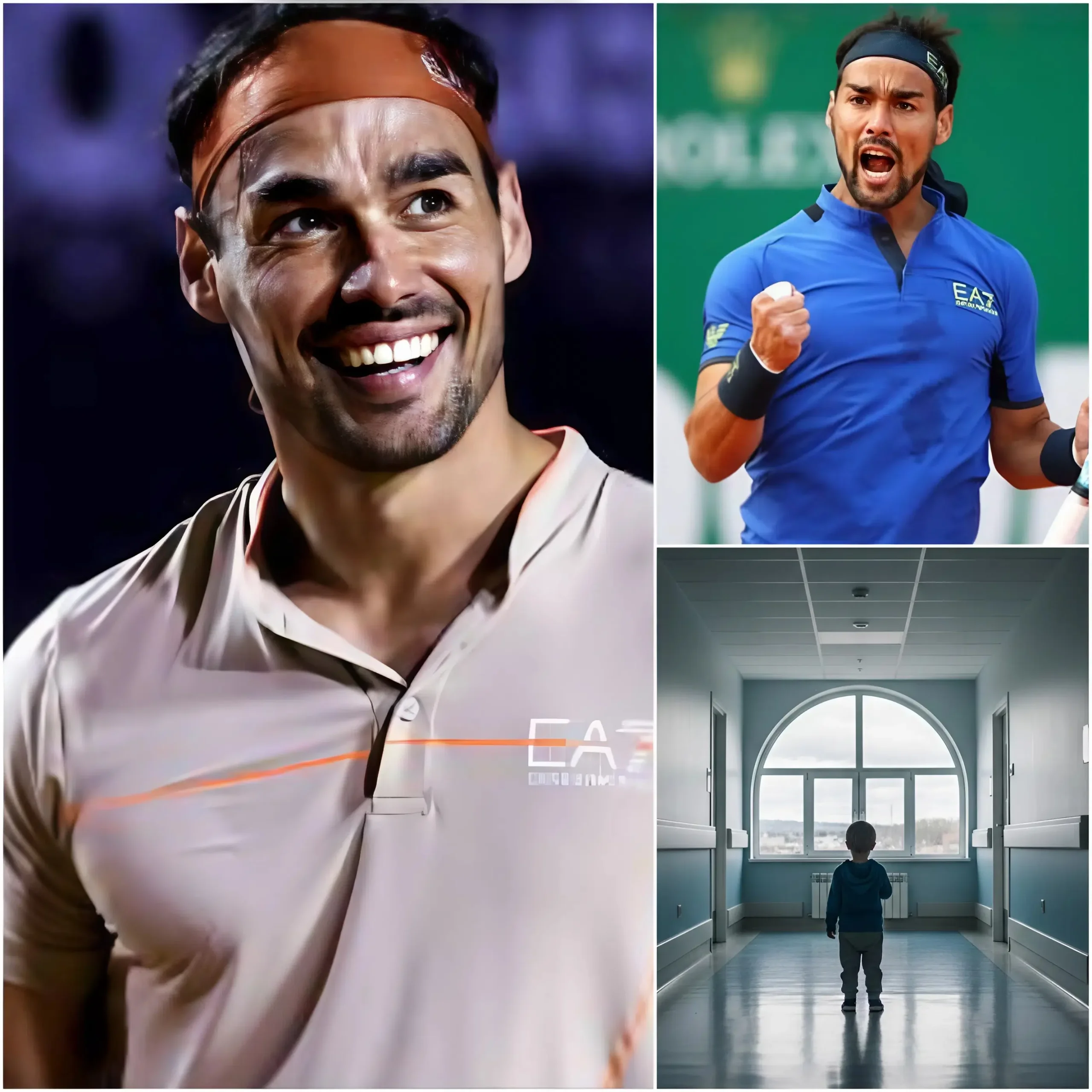 Cover Image for “Un Ospedale Pediatrico In Italia Ha Solennemente Onorato Fabio Fognini Dopo La Sua Ingente Donazione Di 200 Milioni Di Euro Per La Costruzione Di Un Pronto Soccorso E La Ricerca Sui Tumori Infantili; Sebbene Non Fosse Fisicamente Presente, Il Suo Messaggio Emozionante Ha Toccato Il Cuore Dei Medici, Delle Famiglie E Dei Bambini, Trasformando Questo Momento In Una Vittoria Spirituale Per L’intero Paese.”