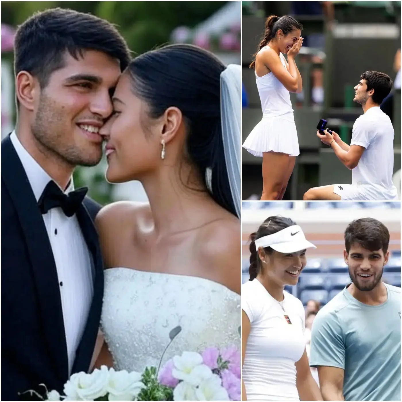 Cover Image for 💍✨ ÚLTIMAS NOTICIAS: “Sí, acepto, te acompañaré hasta el final de mi vida, prometo estar a tu lado en la riqueza y en la pobreza…” — las lágrimas que Emma Raducanu pronunció durante su reciente boda secreta con Carlos Alcaraz, un momento sagrado que conmovió al mundo entero cuando la pareja hizo pública su relación, recibiendo miles de felicitaciones y una ovación de pie de sus fans de todo el mundo.