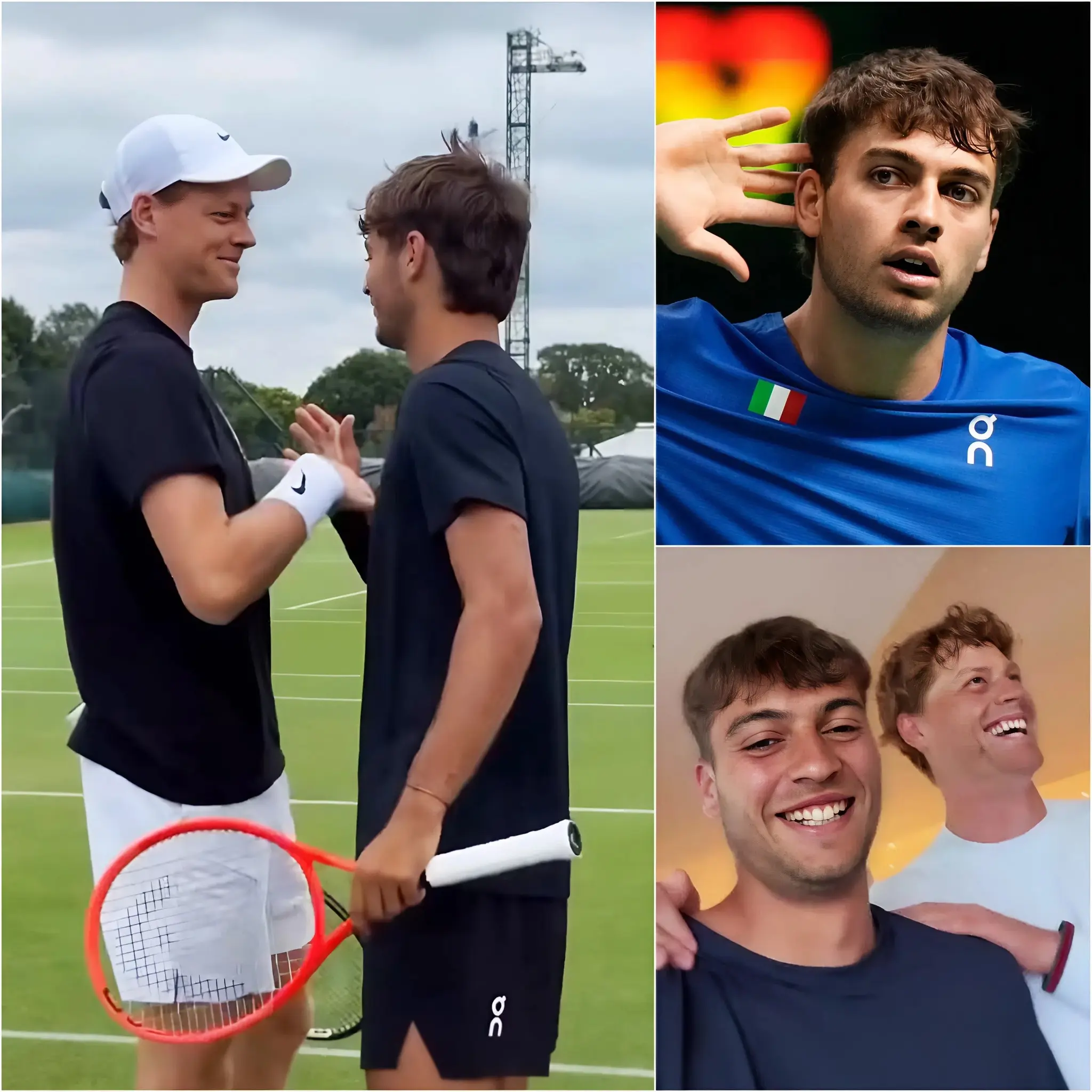 Cover Image for đïžđ„ «Caro Jannik, il tuo regalo mi ha dato la forza per salvare sette match point.» Con queste parole, Flavio Cobolli ha commosso lâItalia intera, trasformando un semplice gesto del suo idolo in un momento capace di far tremare il cuore del mondo del tennis. La reazione di Sinner â immobile, in silenzio, con le lacrime che gli rigavano il volto â ha amplificato lâemozione di una scena che ha unito tifosi, campioni e perfino la premier Giorgia Meloni. Un legame cosĂŹ puro e potente da far rabbrividire anche Carlos Alcaraz: puĂČ davvero lâamicizia diventare la forza piĂč grande nello sport?