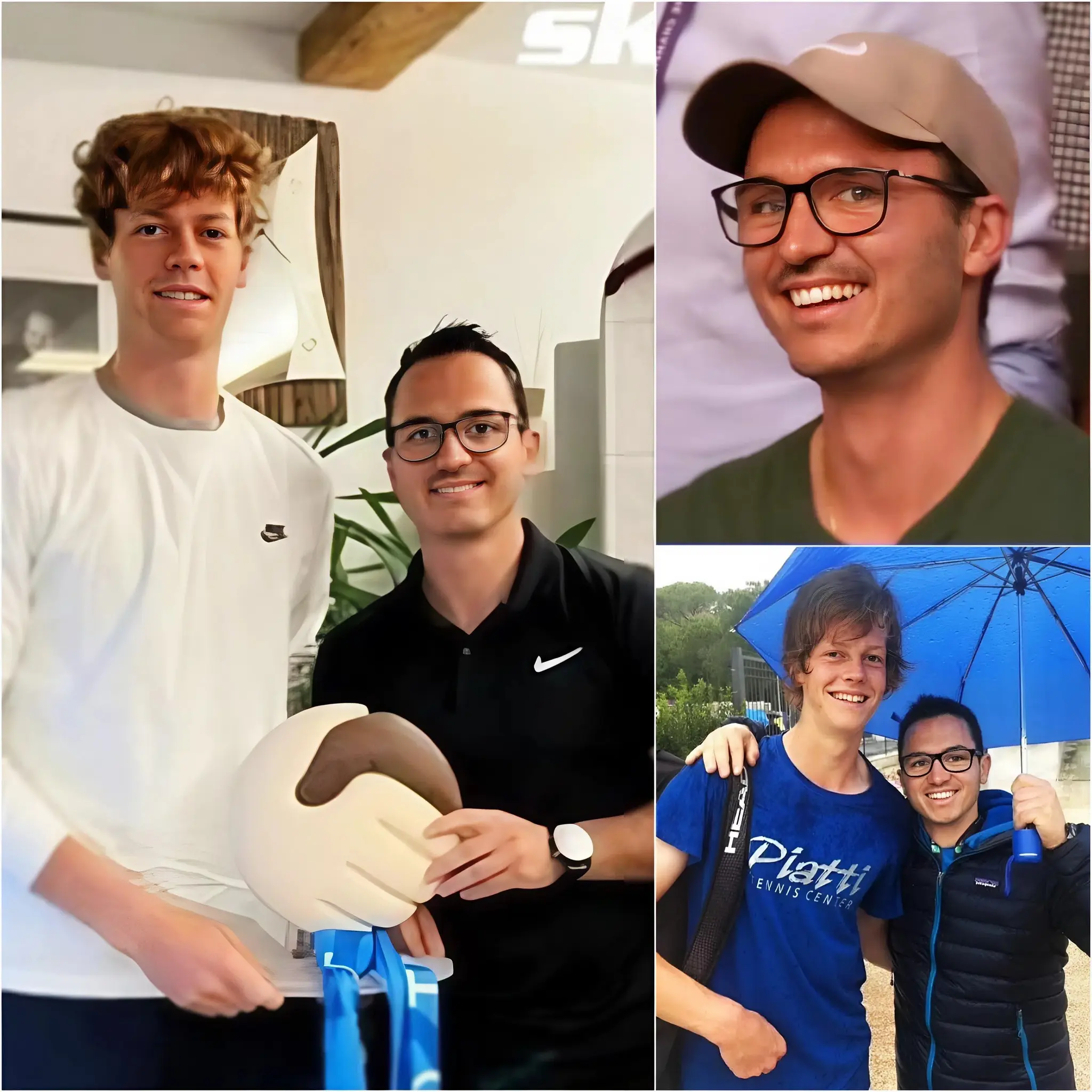 Cover Image for Cinque minuti fa Jannik Sinner ha convocato una conferenza stampa breve e senza telecamere, che tutti credevano fosse un semplice ringraziamento. Ma quando nella sala Ăš entrato Marco, il fratello maggiore mai apparso davanti ai media, lâatmosfera Ăš cambiata. Jannik si Ăš inginocchiato con una piccola scatola di legno e, aprendola, ha fatto scoppiare la sala in unâemozione irripetibile. Poi Marco ha pronunciato una sola frase, cosĂŹ potente da lasciare il mondo del tennis senza fiato.