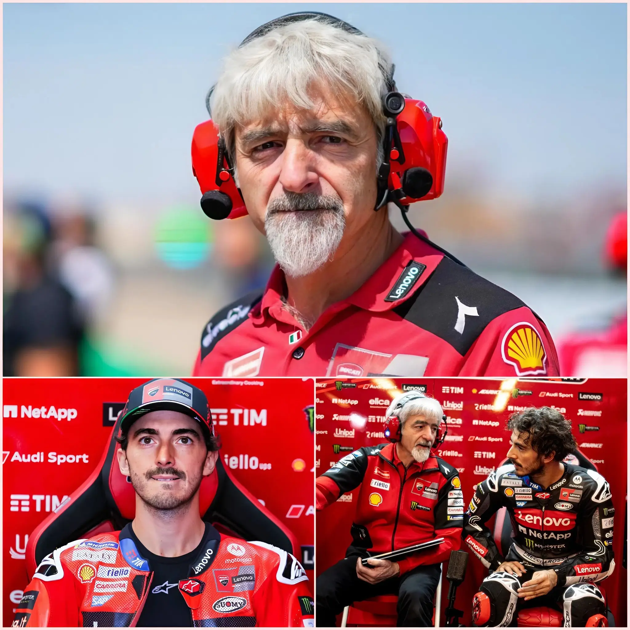 Cover Image for “HE’S A DISGUST FOR DUCATI” – Gigi Dall’Igna, Ducati General Manager, CRITICIZED Francesco Bagnaia in front of the media. Things really BOOMED when the Italian rider made a decision that SHOCKED the entire MotoGP world!