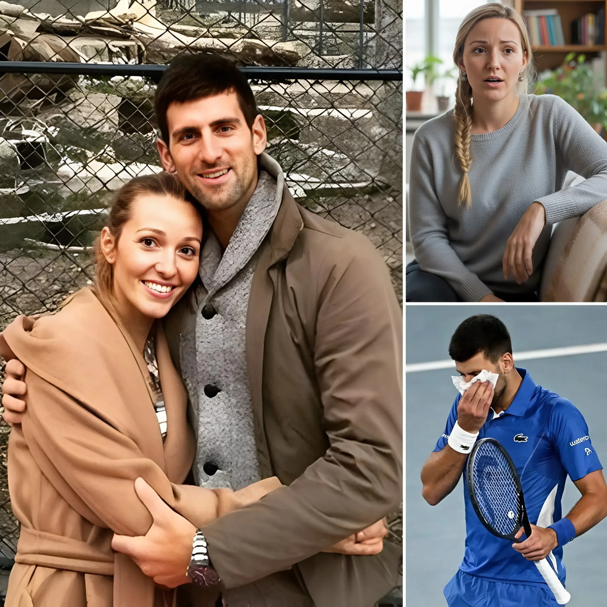 Cover Image for BREAKING NEWS: Novak’s wife Jelena Djokovic is disappointed, revealing her husband’s current health condition, causing global concern… Please try hard…!👇👇