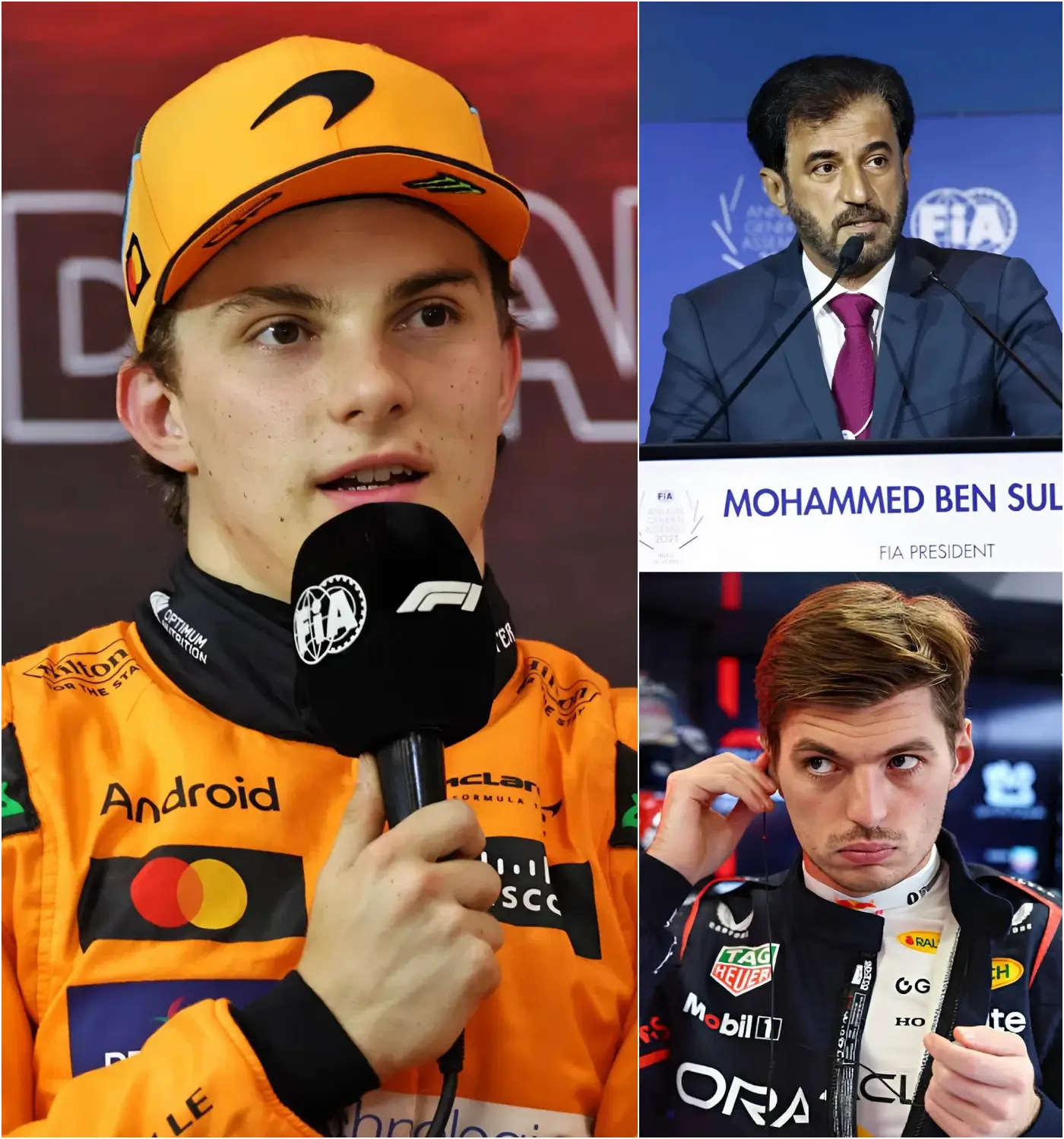 Cover Image for “NON RESTERÒ IN SILENZIO, VOGLIO GIUSTIZIA”. Oscar Piastri ha formalmente presentato un reclamo alla FIA, chiedendo la massima trasparenza. Sostiene che Max Verstappen potrebbe aver ricevuto favoritismi impropri, in un contesto in cui si moltiplicano le preoccupazioni che Verstappen abbia fatto affidamento su vantaggi ingiusti per ottenere la sua ultima vittoria. 👇👇