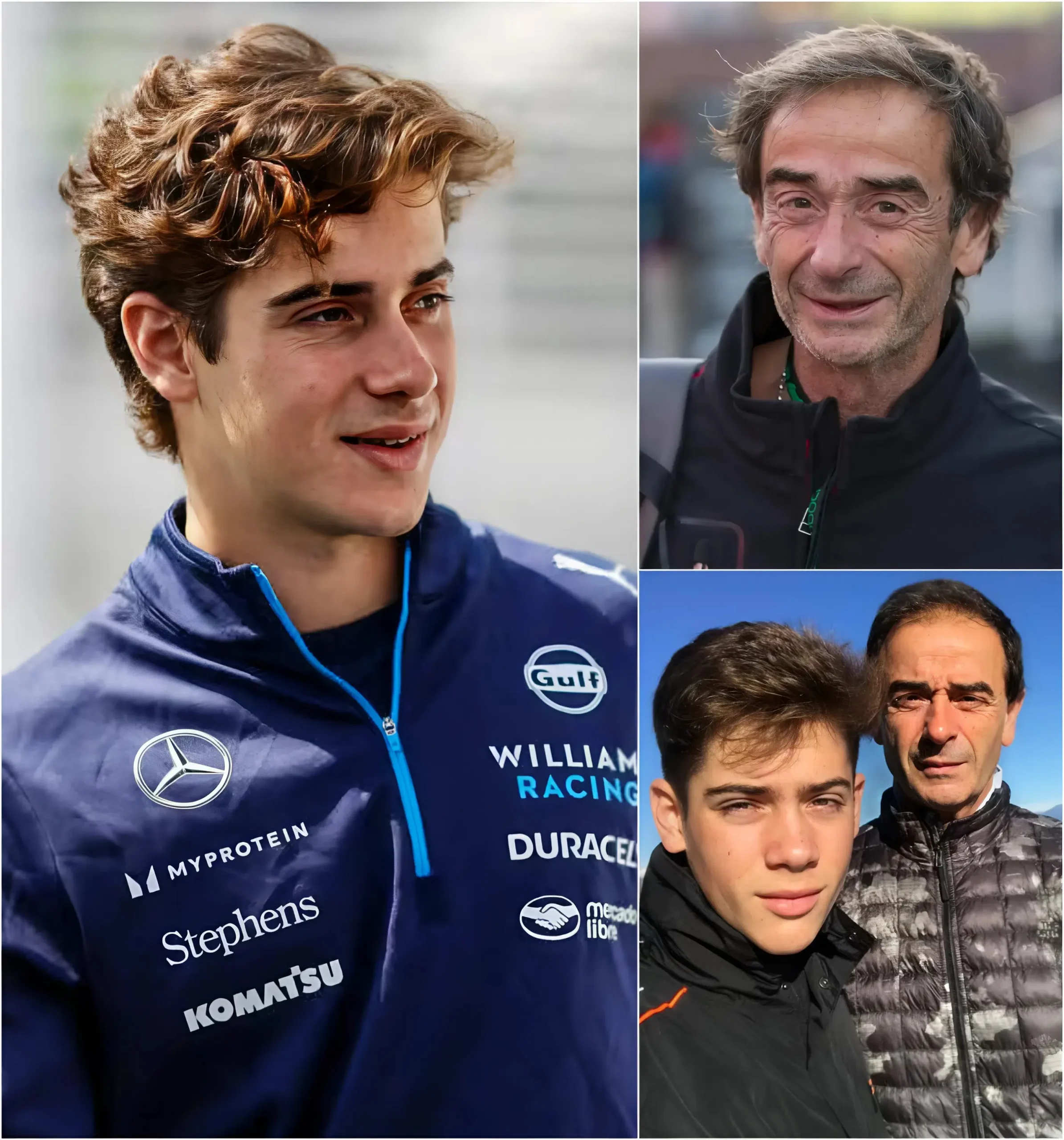 Cover Image for ✨«Hijo mío, donde estés, hagas lo que hagas y por más difícil que sea el camino, siempre encontrarás en mí un apoyo firme, una luz que te guía y un amor infinito que te acompaña en cada paso…» El conmovedor instante entre Franco Colapinto y su padre, captado en una escena sencilla y cotidiana, ha emocionado profundamente en redes sociales. Miles destacan cómo ese vínculo se transforma en una poderosa fuente de inspiración — muchos aseguran que es una de las escenas más hermosas y significativas que han visto.