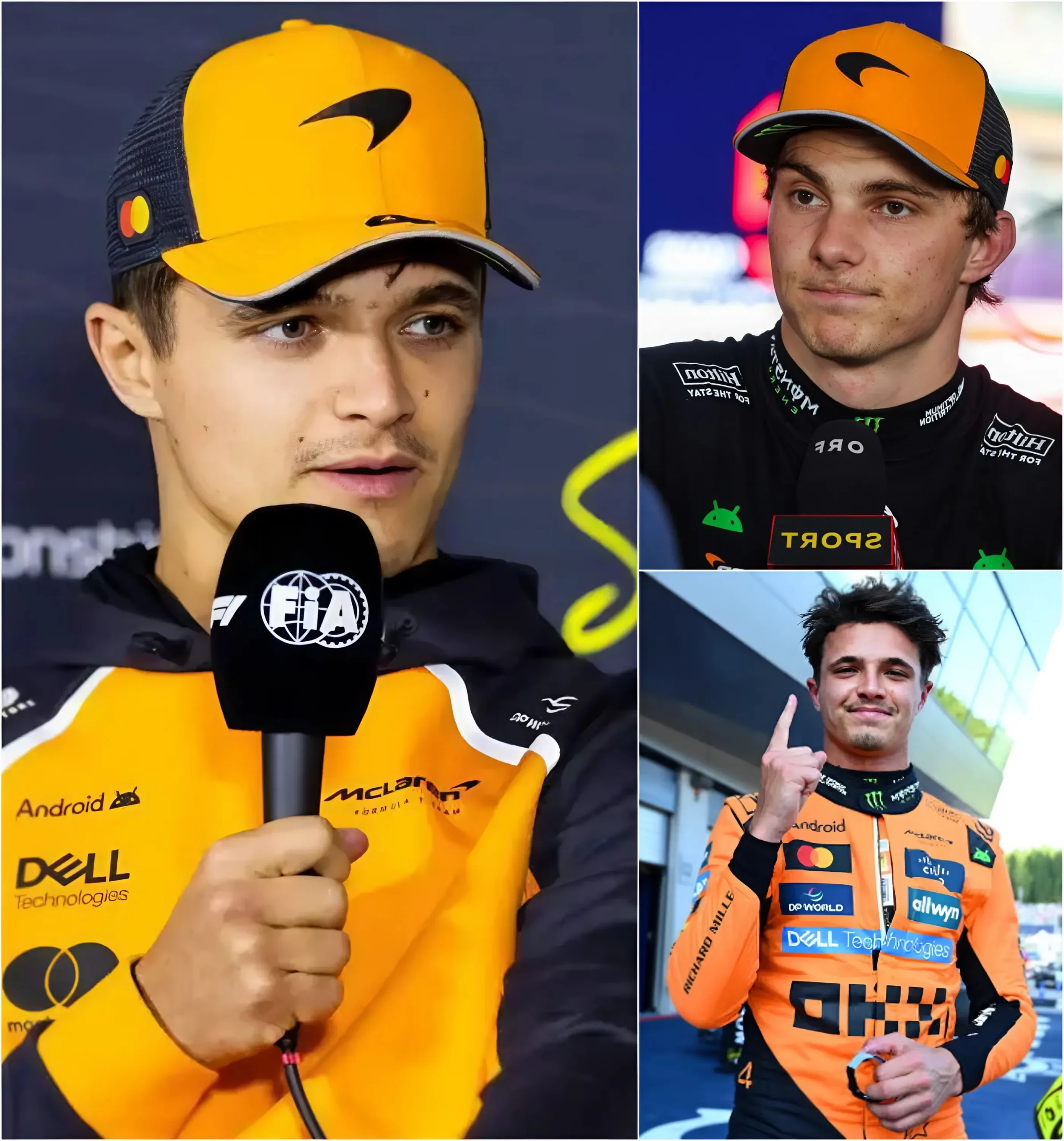 Cover Image for 🔴 “¡Si no soy yo, olvídense de ganar el Campeonato Mundial de Fórmula 1 de la FIA de 2025!” Lando Norris causó conmoción en McLaren tras exigir a altas horas de la noche la salida inmediata de Oscar Piastri del equipo, lo que llevó la tensión interna al límite. 👇👇